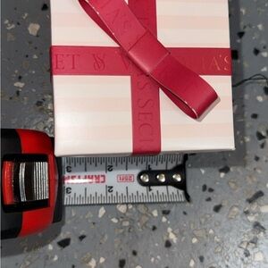 Victoria's Secret Pink and White Holiday Ornament small